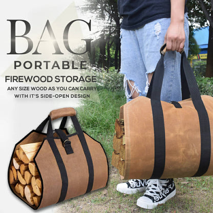 New Product – Portable Firewood Storage Bag