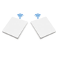 Wireless radio light switch set without wiring