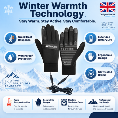 Winter Outdoor Warm Electric Heated Gloves