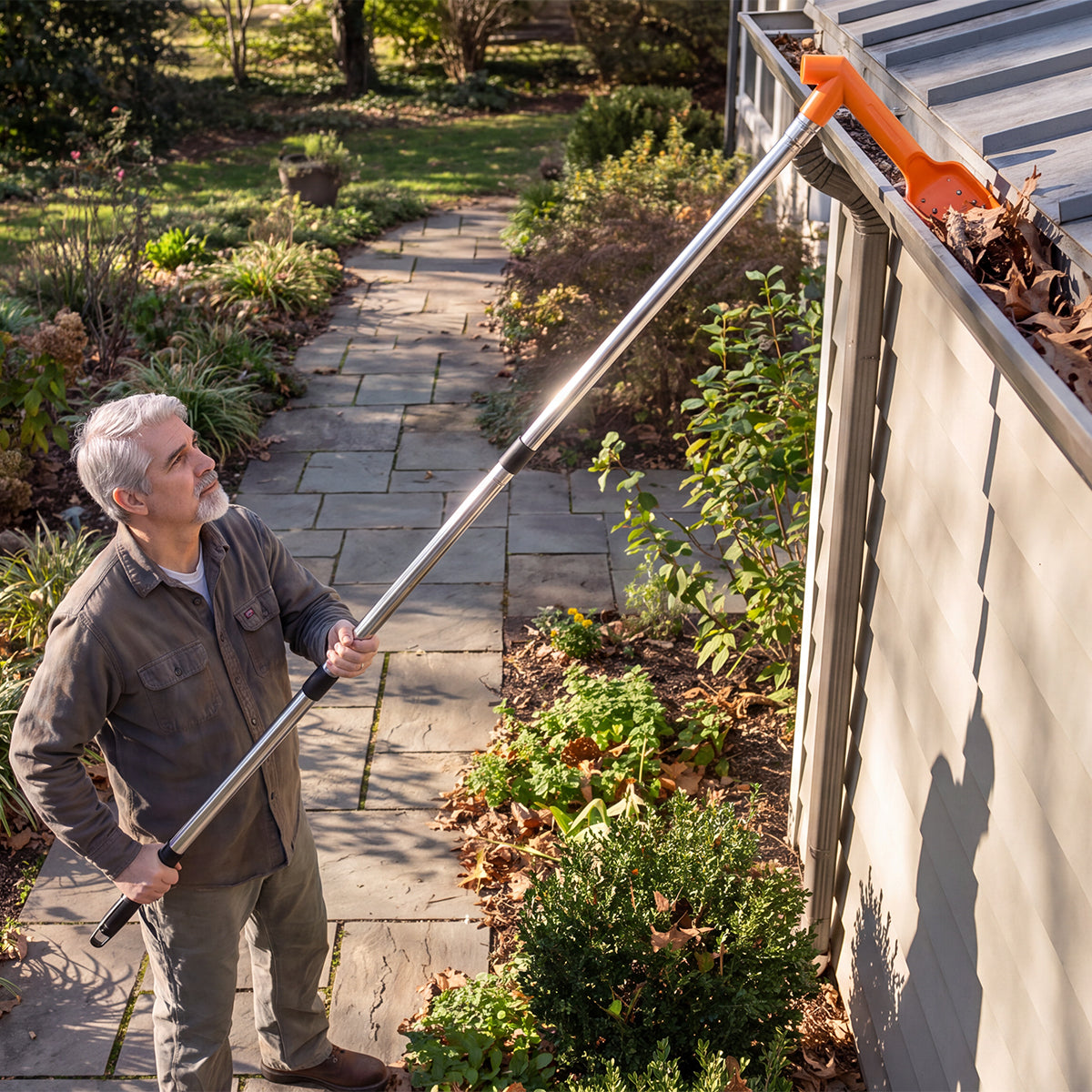 Gutter cleaner feature