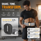 ⏰ 50% OFF Today Only! 🟣 3-in-1 Multifunctional Electric Fascia Ring with Adjustable Strap – Massage, Fat Reduction & Digestion Support for Abdomen, Legs, Back & Shoulders ✨