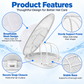🥳 2026 Best Seller 🥳🧢 Over 50,000 Sold! 💦🏠 50% Off! Baseball Cap Washer Protector – Anti-Deformation Hat Washing Cage ✨