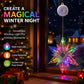 ⏳LAST DAY SALE ONLY $23.99!!🎄❄️ DIY Christmas Snowflake Suction Cup LED Lights ✨ | Battery Operated, Warm & Multi-Colour, Window Suction Lights, Christmas Home & Party Decor