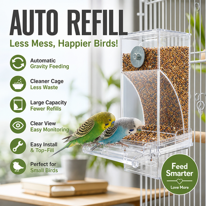 🎉Limited‑Time 50% OFF 🐦No Mess Automatic Bird Feeder