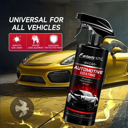 Shine Any Car Instantly! No-Wipe Quick Coating Spray