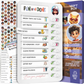 🥳 2026 Best Seller 🥳👧 Over 50,000 Sold! ⭐🏠 50% Off! Kids Chore Chart & Reward System – Reusable Daily Routine Responsibility Board ✨