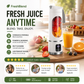 🍊🥤 450 ml Portable Cordless Blender | Digital LED Display, Dual Lid & 30-Second Blend