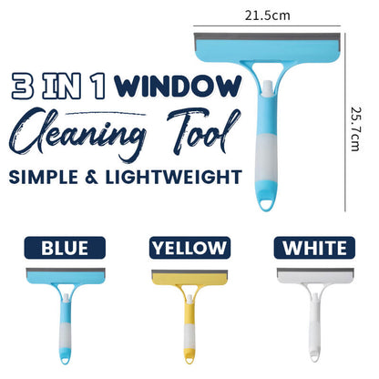 ✨ 3-in-1 Cleaning Kit – For Windows, Mirrors & Windshields, Streak-Free & Perfect for Home & Car