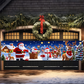 🎅 50% OFF! ✨ Outdoor Christmas Hanging Banner – Fade-Resistant Santa Design, Durable Weatherproof Polyester & Pre-Installed Grommets – Festive Holiday Decor for Porch, Fence & Garden 🎄