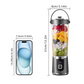 ⚡                🌀【Limited-Time Offer – 50% OFF】🥤 Cordless Smoothie Maker – 10 Blades, USB-C, 600 ml – Perfect Smoothies & Shakes – Anywhere, Anytime! ⚡