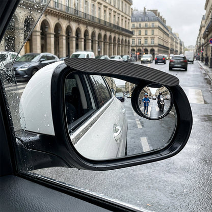 🚗 LIMITED‑TIME 50% OFF! ☀️Adjustable Blind Spot Mirrors with Rain Visor