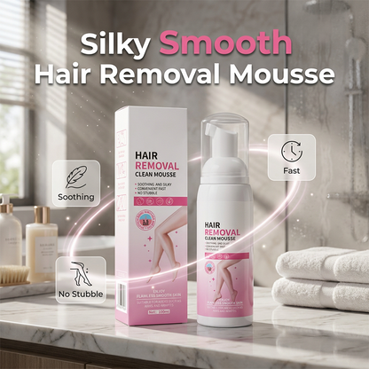 🏆 Last Day Special Price $12.99 ! 🔥Buy 2 Get 1 Free🎁Silky-Smooth Hair Removal Cream and mousses