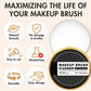 Makeup Brush Cleaner Solid With Silicone Cleaning Pad