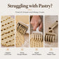 🥧 Lattice Pastry Roller Cutter | Stainless Steel