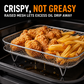 🍳Food-Grade 304 Stainless Steel Air Fryer Stackable Rack | Grill & Toast Kitchen Accessory🍗✨
