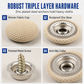 ⏳Time-Limited Special⏰Car Headliner Repair Kit for Fixing Sagging Roof Fabric Auto Interior Ceiling Snap Buttons and Retainer Rivets with Installation Tools