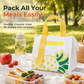 🥗 Keep Meals Fresh All Day! Insulated Thickened Lunch Bag