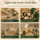 ⛄50% OFF NOW!🔥DIY Xmas Snowman Pearl Art Diamond Painting Acrylic Wreath Pendant ❄️