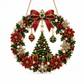 ⛄50% OFF NOW!🔥DIY Xmas Snowman Pearl Art Diamond Painting Acrylic Wreath Pendant ❄️