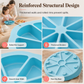 🔥8 Cavity Triangle Silicone Cake Mold
