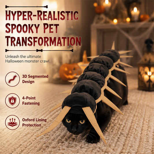 Spooky Halloween Cat Centipede Shape Costume