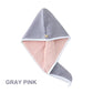 Gift Choice - Double Thickened Quick Dry Hair Drying Cap with Button