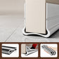Stop Drafts Instantly! Under-Door Draft Stopper with Felt Seal