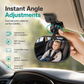 📢📢50% OFF !! ⏰Wide Angle Convex Rearview Mirror with Suction Cup and Clip Mount Round 12.5cm Auxiliary Reversing Mirror for Electric Tricycle and Baby Observation