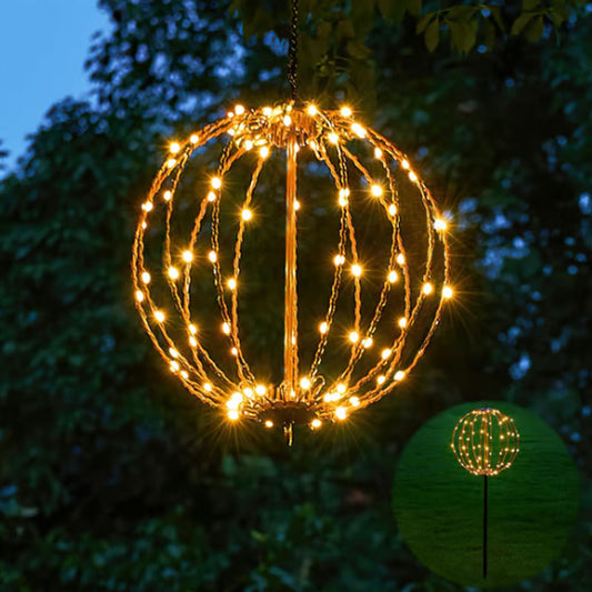 ✨🔮 Hanging LED Sphere Light – 50% OFF! 360° glow, collapsible design, weatherproof metal – perfect for patios, gardens & holidays. 💪