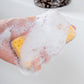 Kitchen Fiber Sponge Scrub Pad for Dishes and Pans, 3-Pack