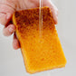 Kitchen Fiber Sponge Scrub Pad for Dishes and Pans, 3-Pack