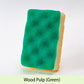 Kitchen Fiber Sponge Scrub Pad for Dishes and Pans, 3-Pack