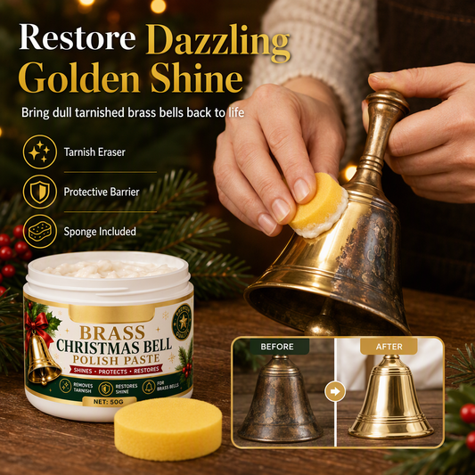 ✨ 50% OFF Brass & Copper Polishing Cream – Removes Deep Oxidation, Restores Golden Shine, and Protects Against Future Tarnishing. 50g, in Just 3 Steps! ✨🔔