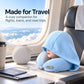 Hooded Travel Neck Pillow with Carrying Pouch