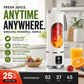 🍊🥤 450 ml Portable Cordless Blender | Digital LED Display, Dual Lid & 30-Second Blend